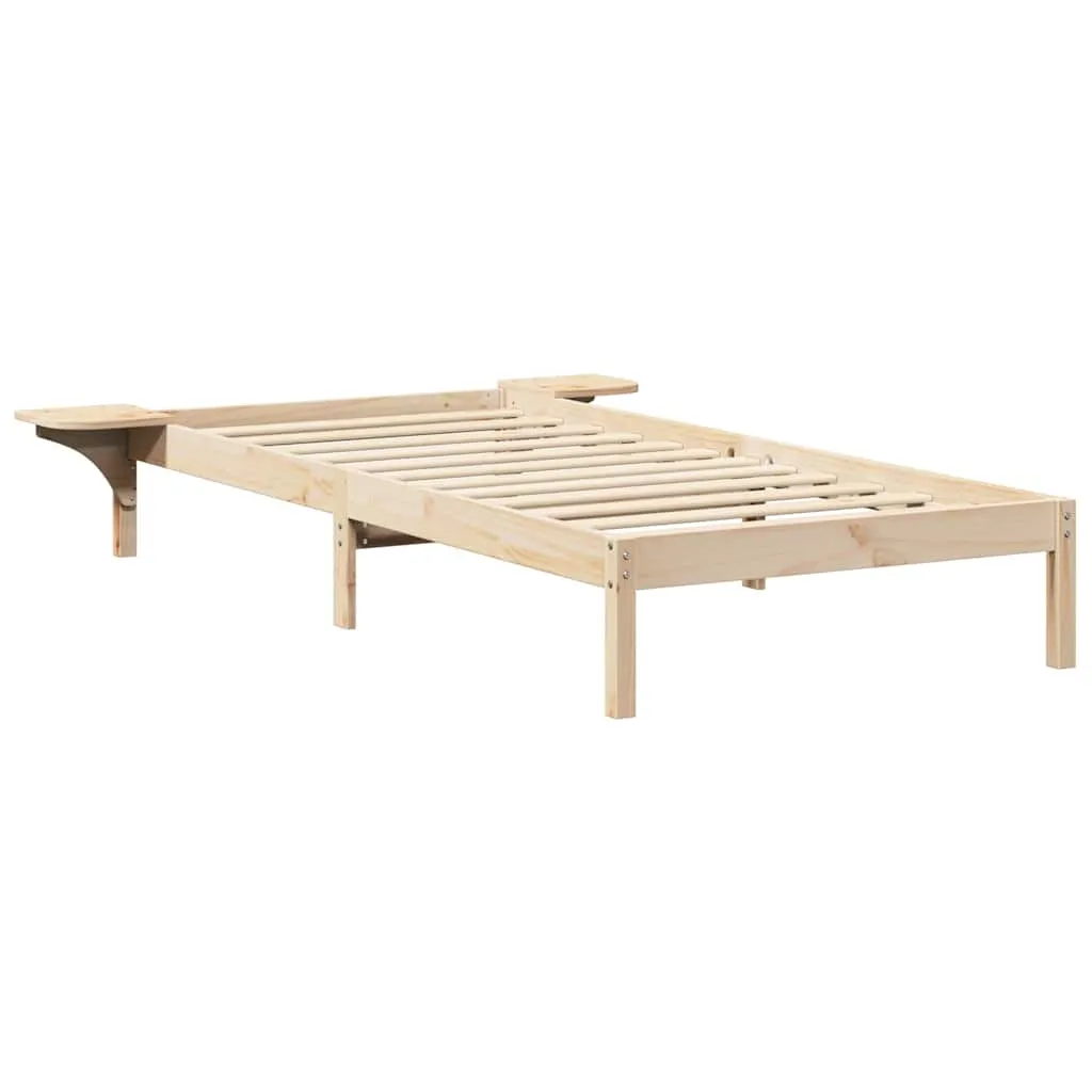 Bettgestell Massivholz 195,5 x 125 x 32 cm Natur