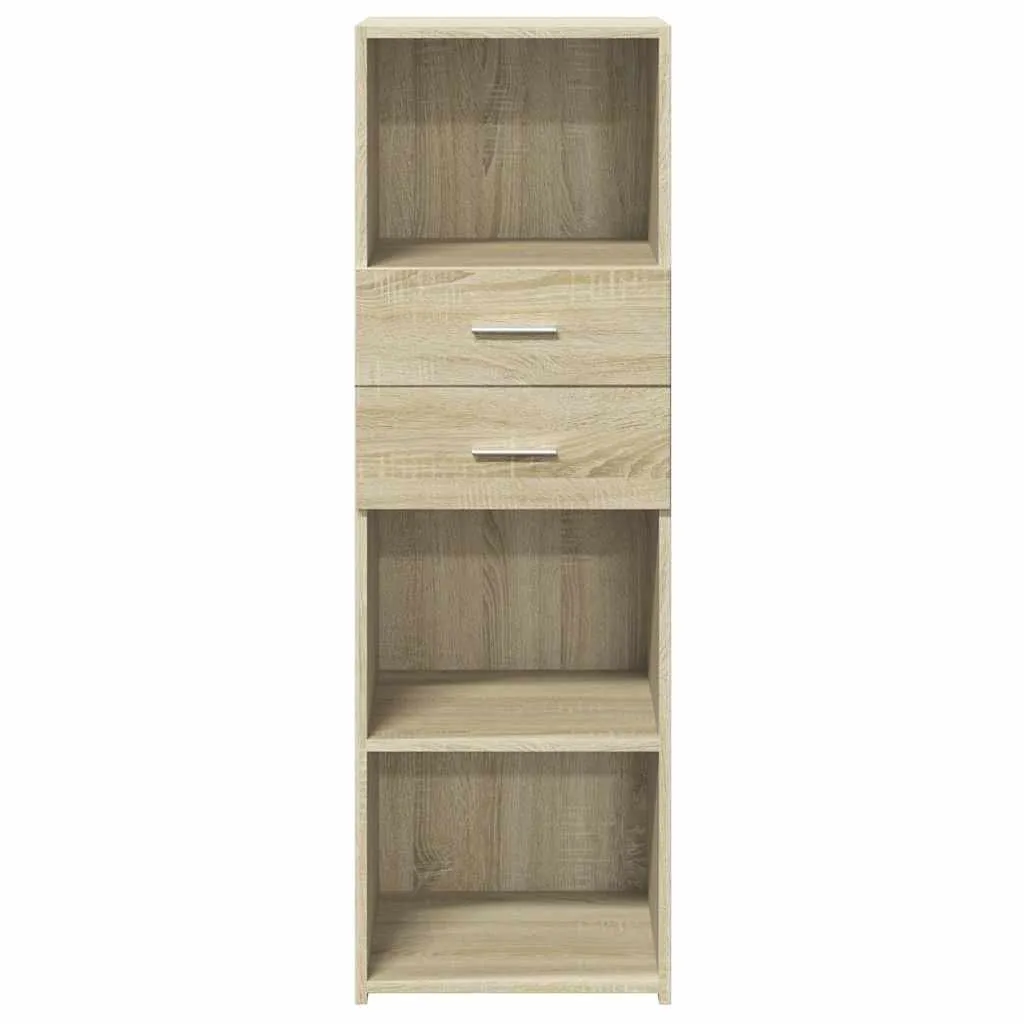 Klassisches Highboard 40 x 42,5 x 124 cm in Sonoma-Eiche