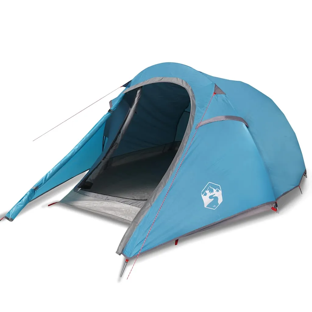 Campingzelt Tunnelzelt Blau 283x193x125 cm für 3 Personen