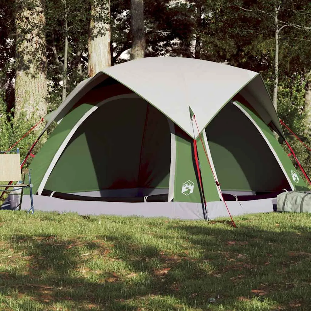 Campingzelt Grün 218 x 218 x 135 cm für 4 Personen