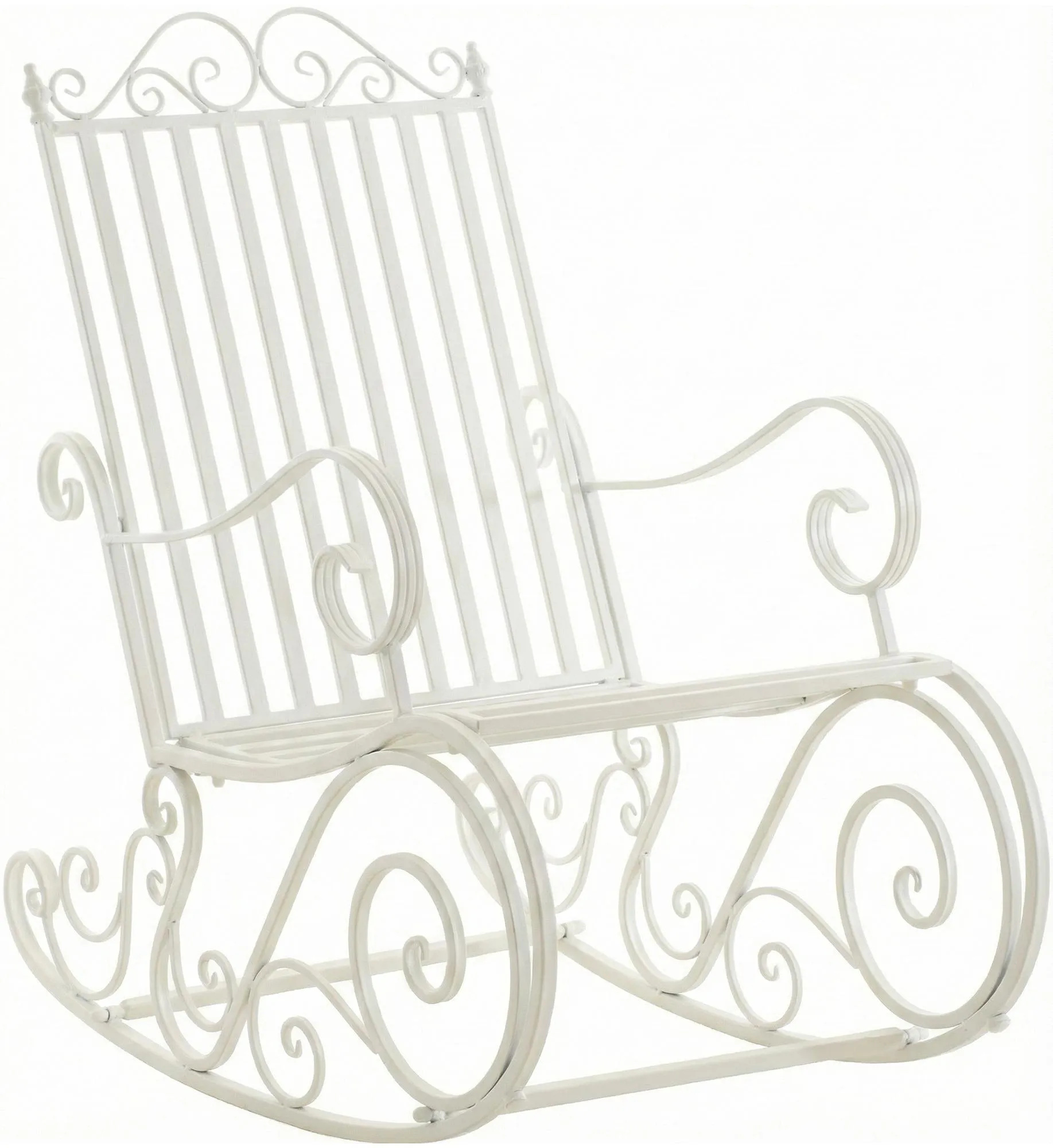 Schaukelstuhl Smilla 94x56x90 cm weiß