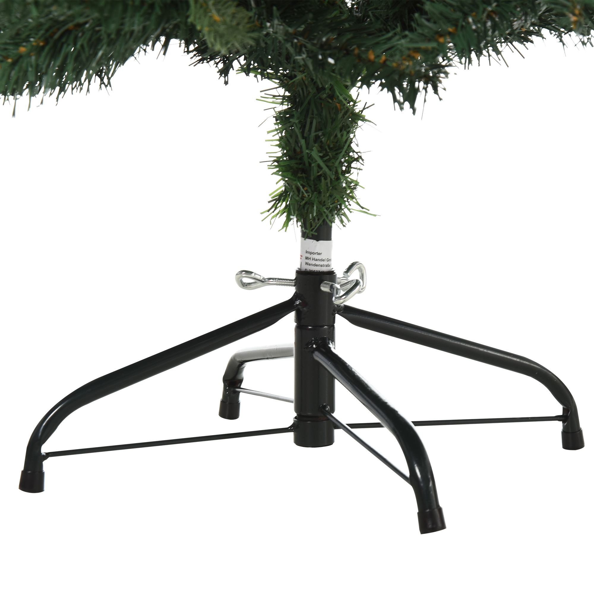 Künstlicher Weihnachtsbaum 1,2 m mit Ständer, PVC/PE, Grün