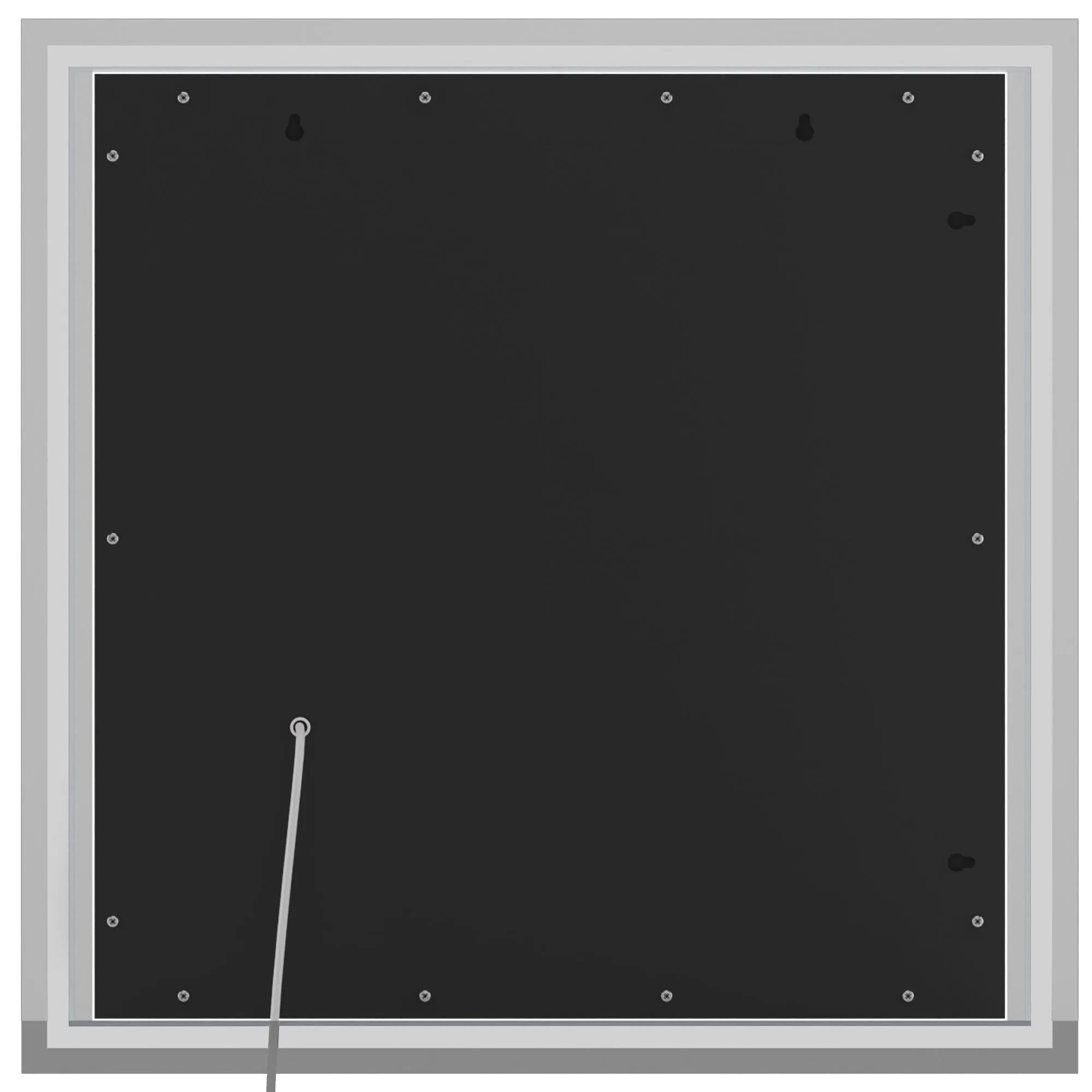 Badspiegel Jaffrey 80x80 cm Klarglas
