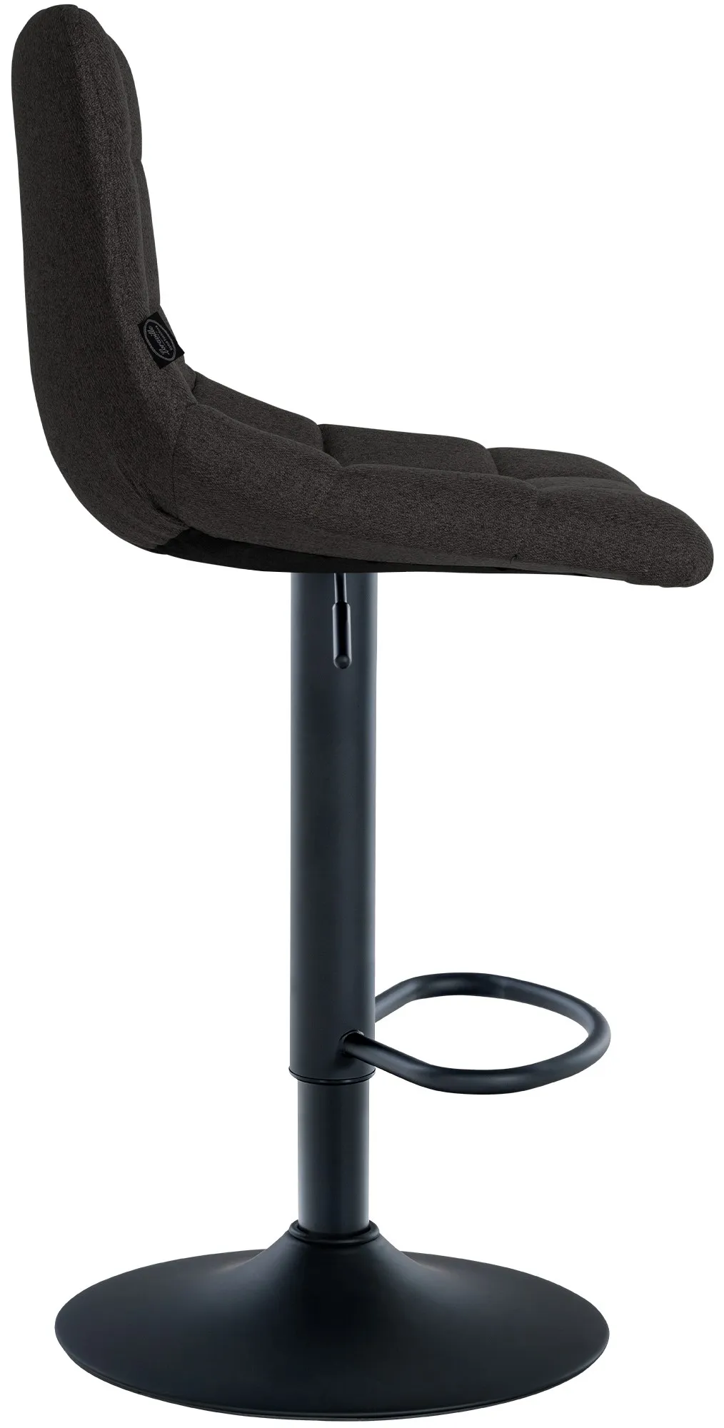 Barhocker Jerry Set 2-teilig 87-108,5 cm Schwarz