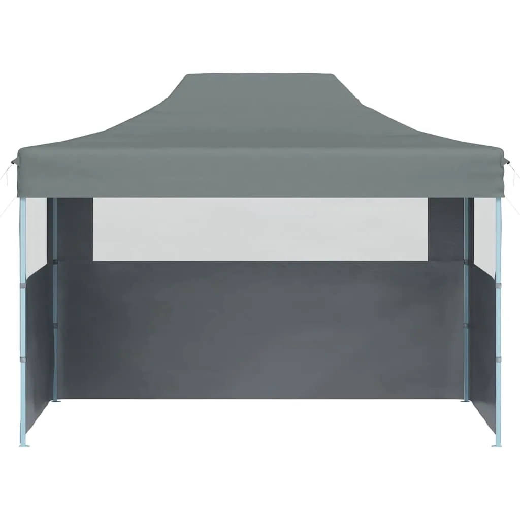 Faltbares Partyzelt Anthrazit 280x410x315 cm mit UV- und Wasserbeständigem Dach