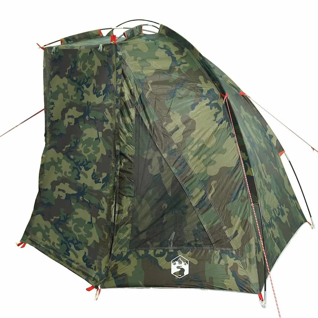 Angelzelt Campingzelt 210x170x125 cm Tarnfarbe wasserdicht