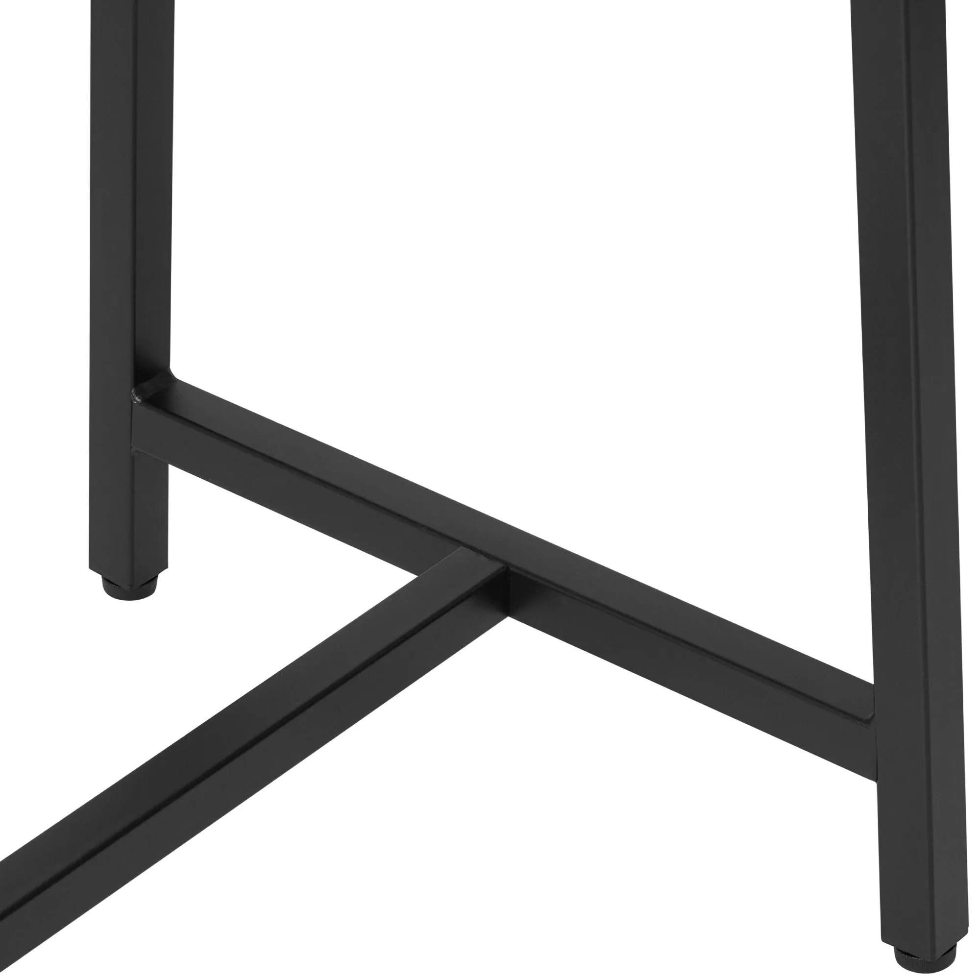 Kleiderständer Ingar 150x35x150 cm schwarz