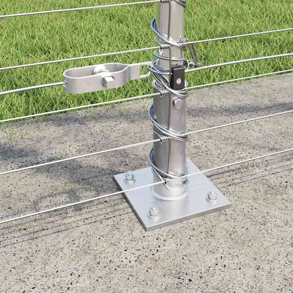 Robuster Zaunpfosten 2500 x 150 cm galvanisiert aus Stahl