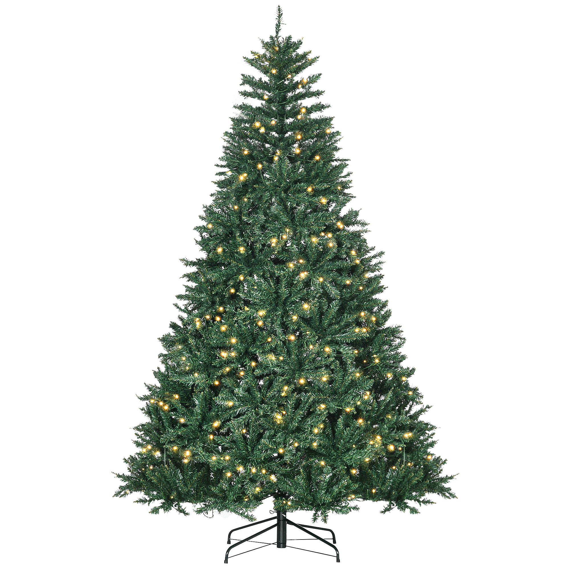 Künstlicher Weihnachtsbaum mit 700 LEDs, 210 cm, Grün