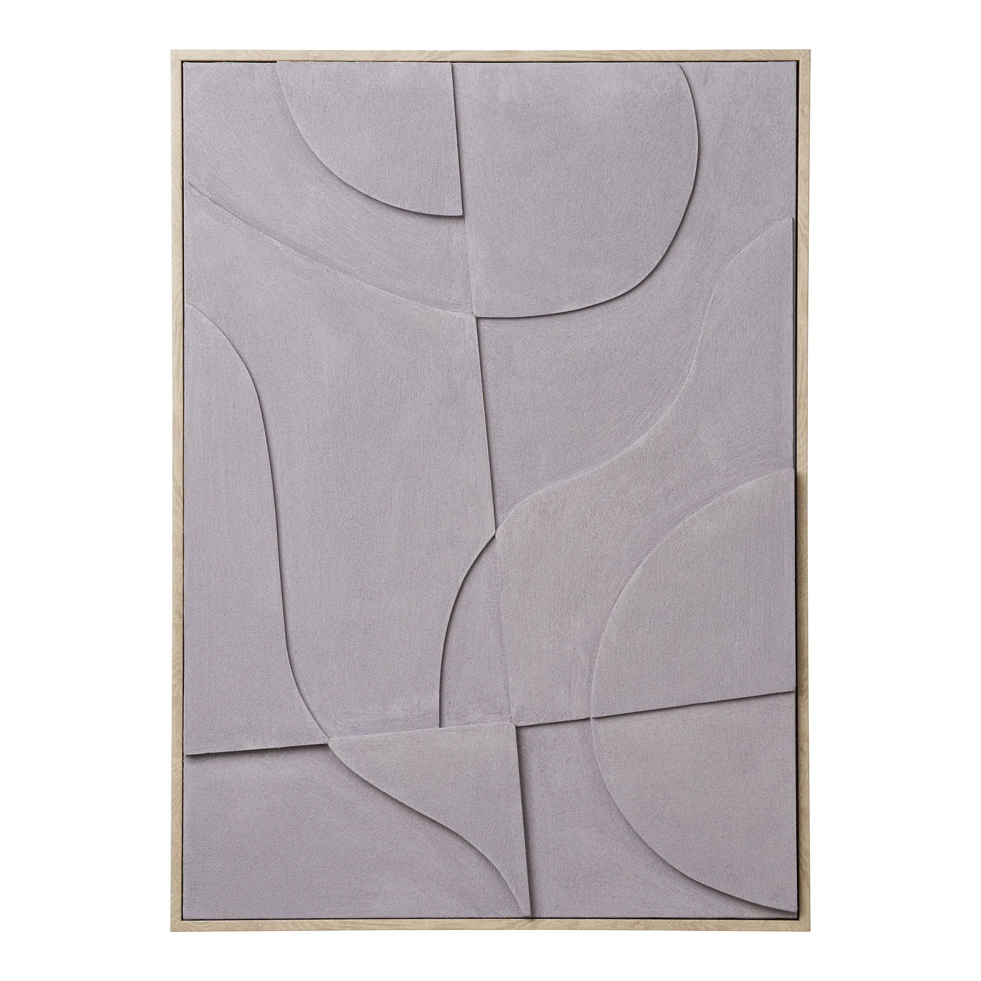 tinkaro Relief-Wanddekoration Madeline Baumwolle, MDF Sand