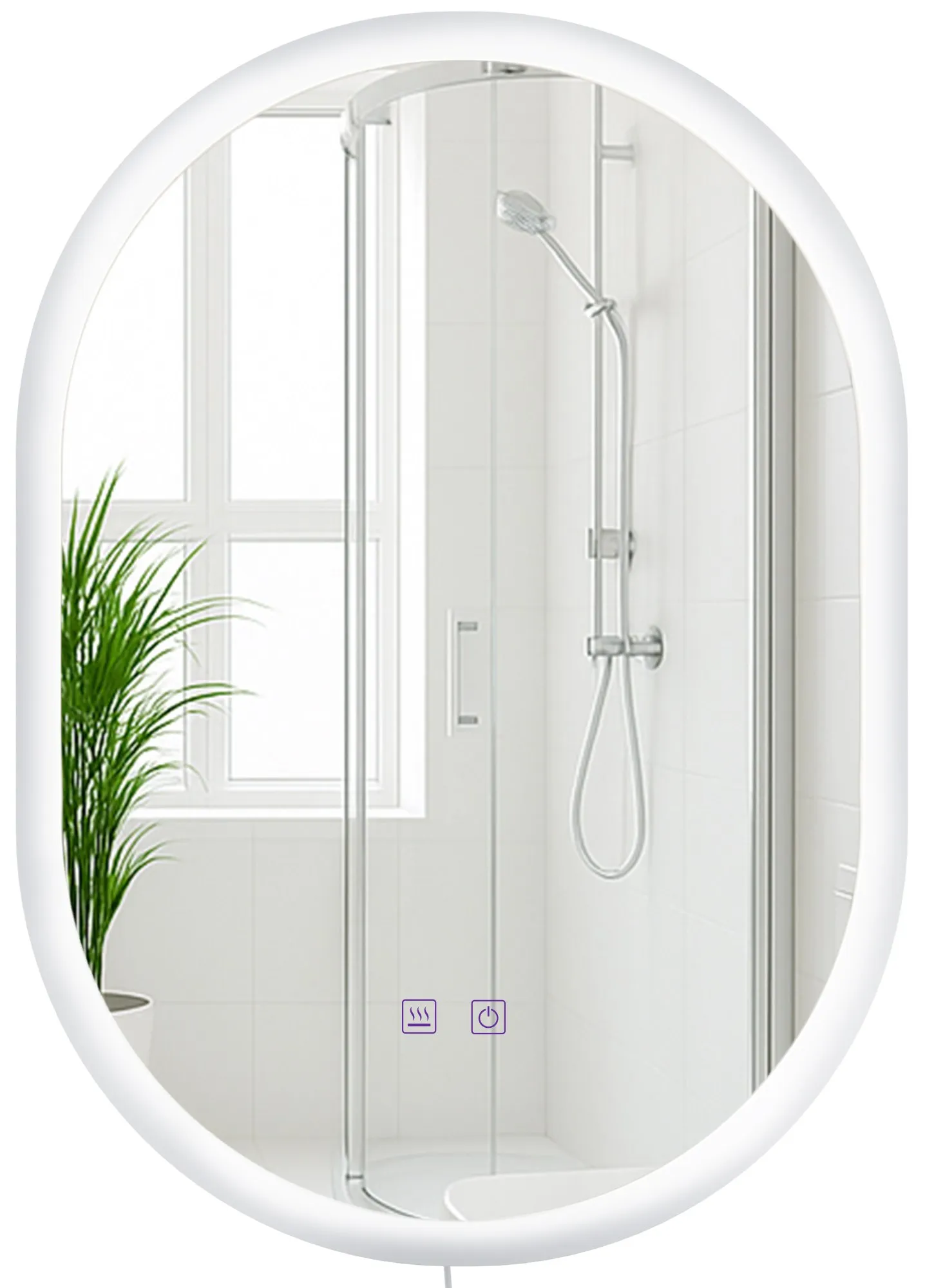 Badspiegel Karishma 70x50x3.5 cm klarglas