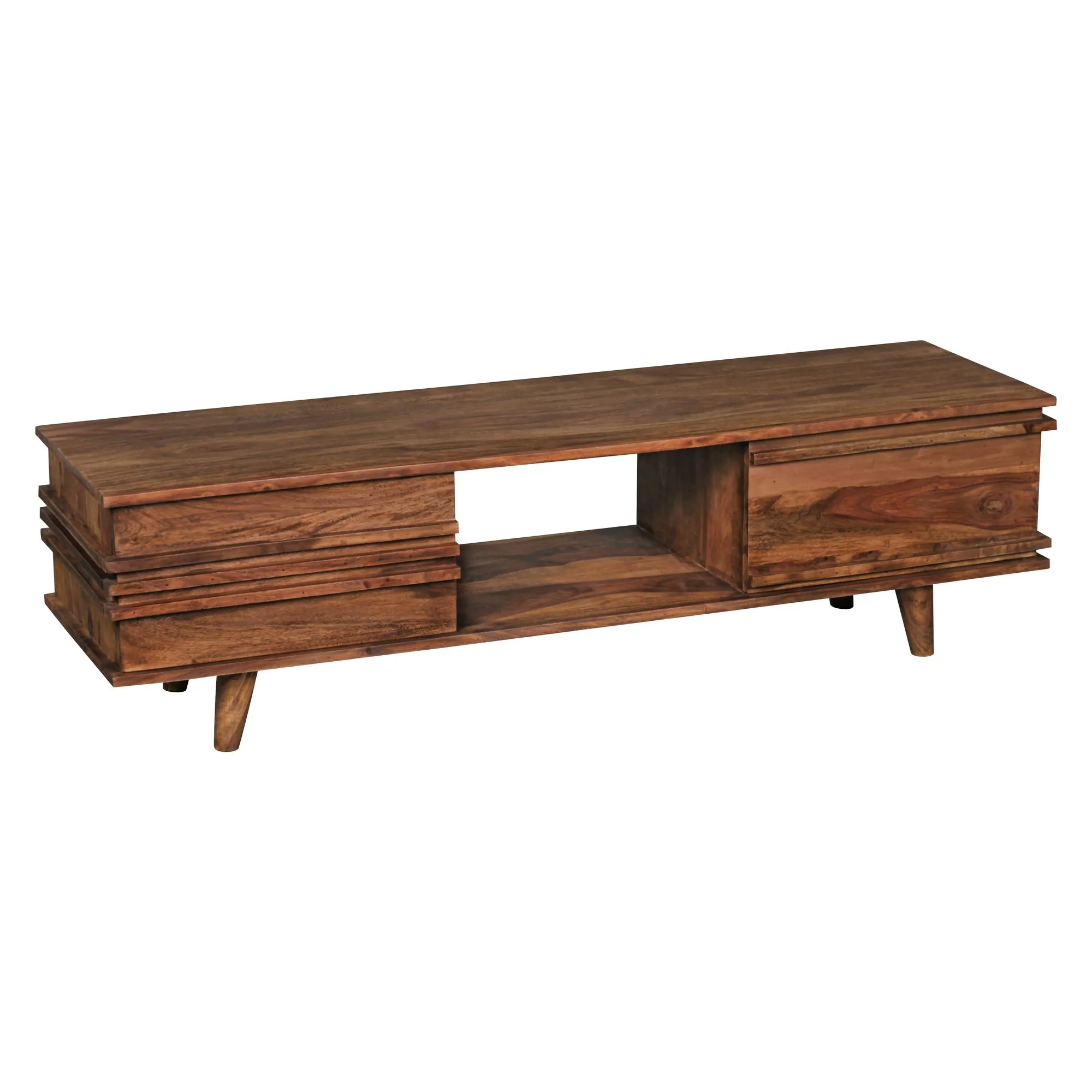 tinkaro Lowboard rechteckig ANNY Massivholz Sheesham Kommode TV-Schrank Braun tinkaro Lowboard rechteckig ANNY Massivholz Sheesham Kommode TV-Schrank Braun