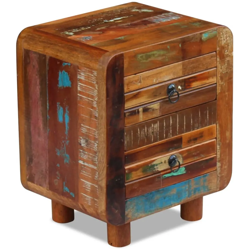Antik-Stil Nachttisch aus Massivholz 43 x 33 x 51 cm
