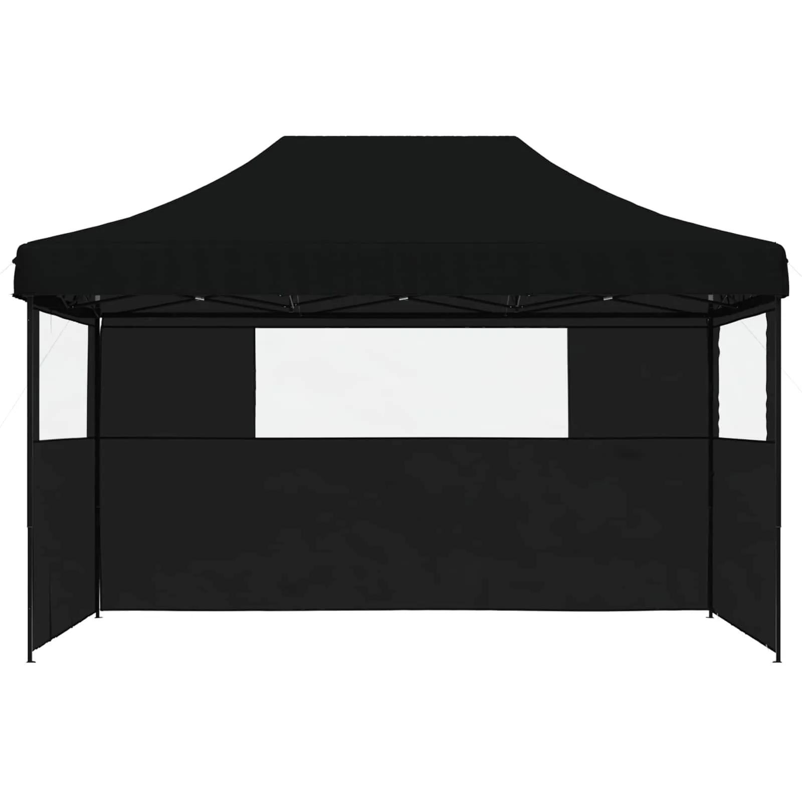 Faltbares Pop-up-Partyzelt 440x292x315 cm in Schwarz
