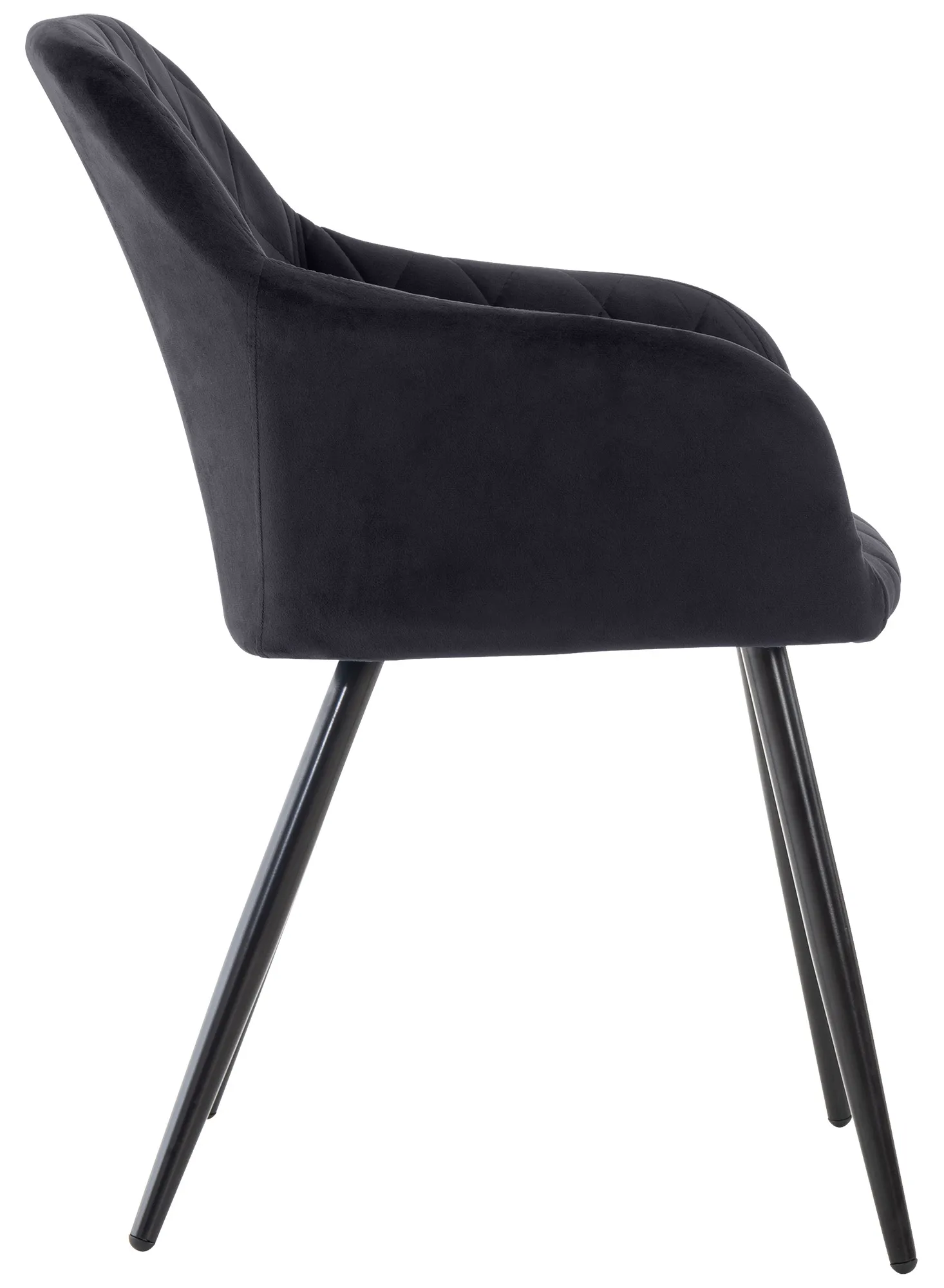 Esszimmerstuhl Shila 84x47x44 cm schwarz