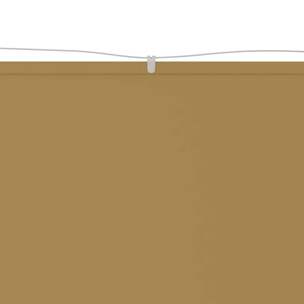 Senkrechtmarkise Beige 60x1200 cm Oxford-Gewebe