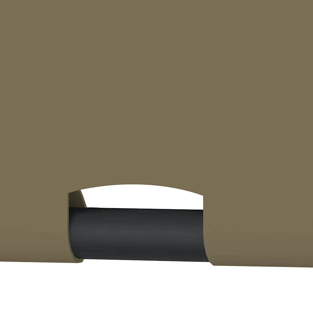 Pergola mit verstellbarem Schiebedach 300x300x225 cm Taupe