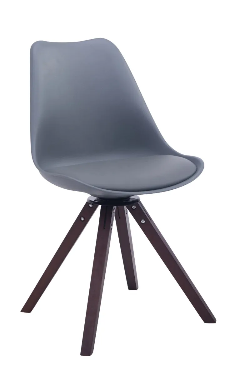 Besucherstuhl Troyes 84x48x56 cm Grau