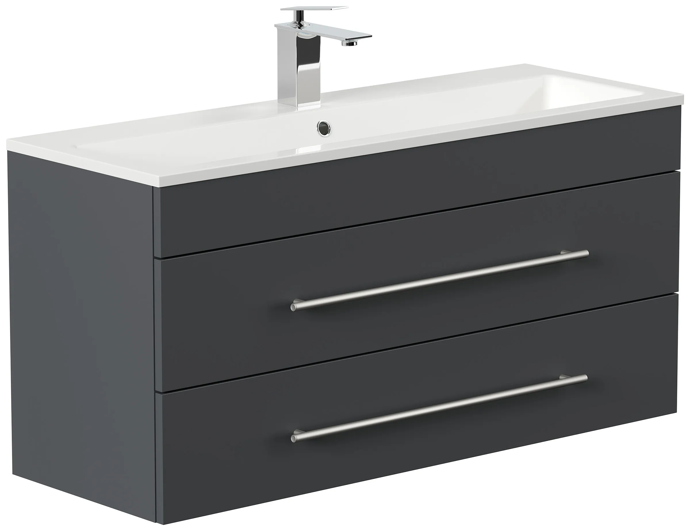 Badmöbel Portus 1000 SlimLine grafit Badmöbel Portus 1000 SlimLine grafit