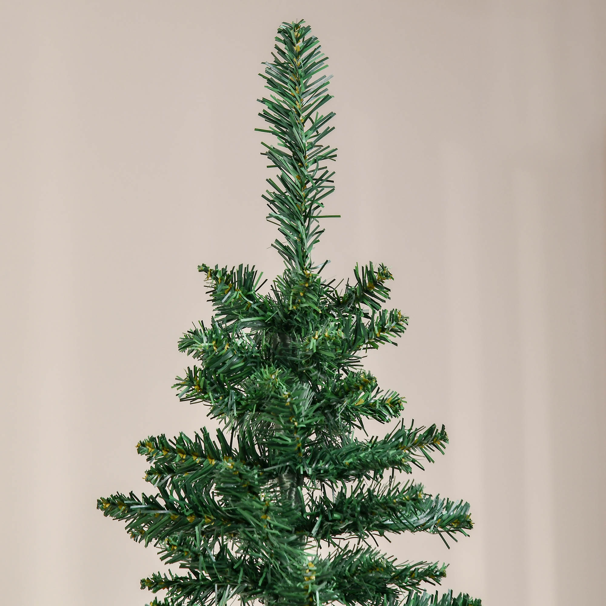 Künstlicher Weihnachtsbaum Tanne 2,1 m Kunststoff Grün mit Ständer