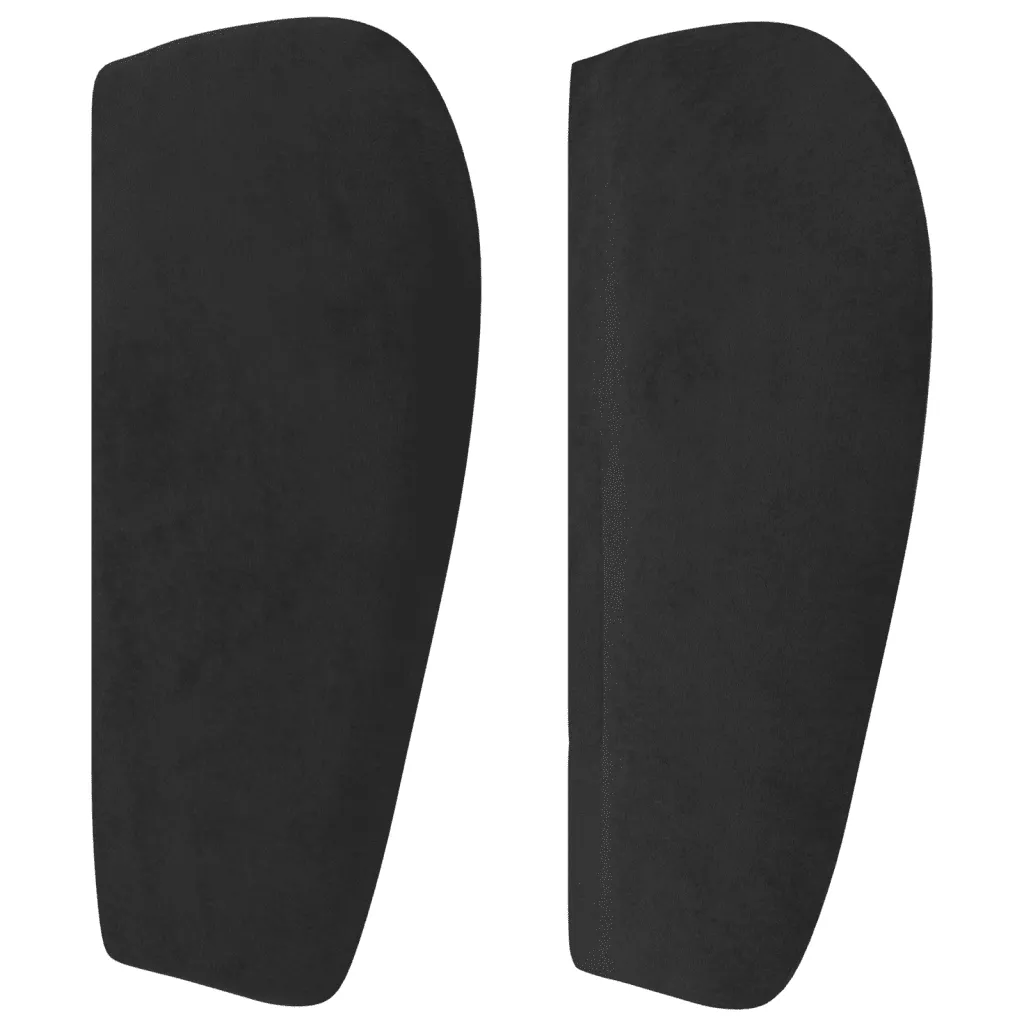 Boxspringbett aus Samt mit Taschenfederkernmatratze, 140x200 cm, Schwarz