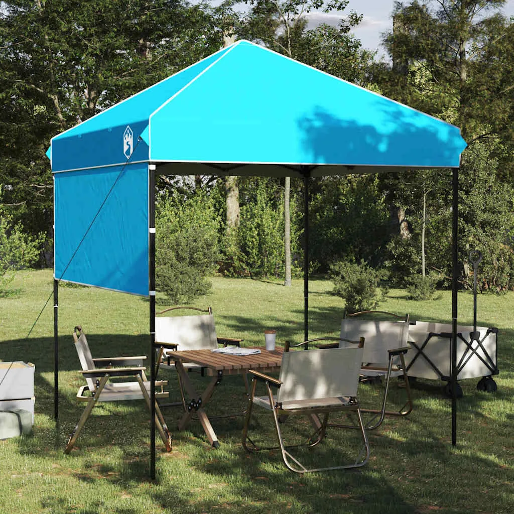 Pop-up Himmelzelt 194x194x251 cm Blau - wetterfest und höhenverstellbar