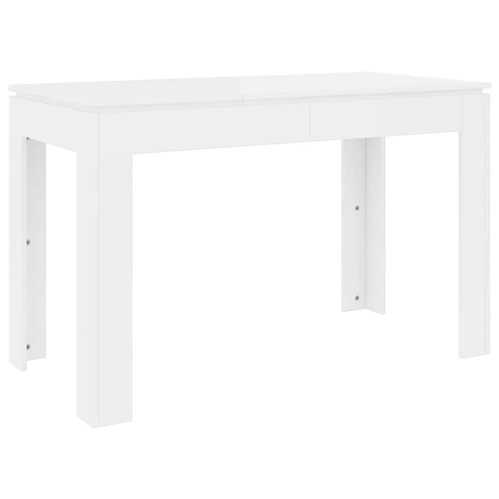 Esstisch Weiß 120 x 60 x 76 cm mit klaren Linien