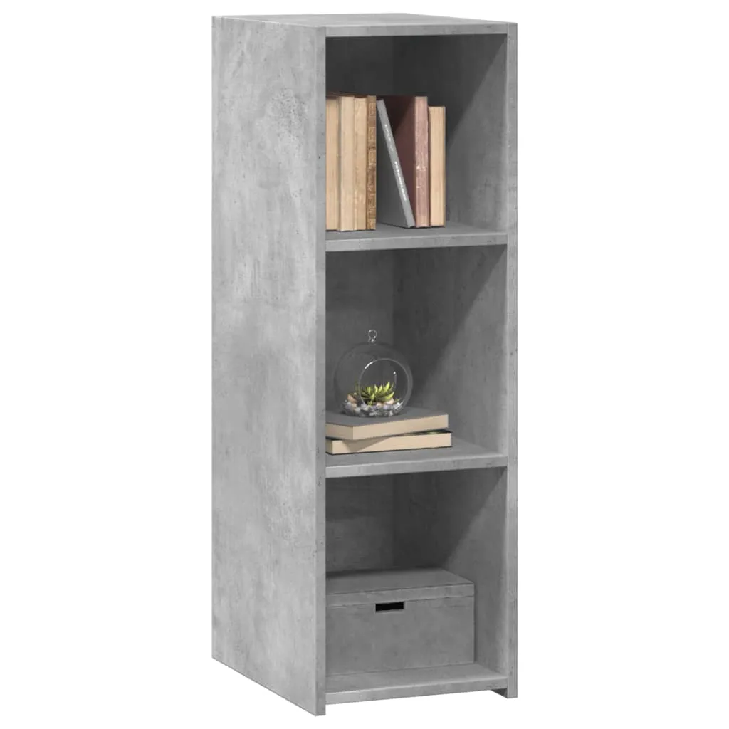 Sideboard Betongrau 30 x 41 x 93 cm aus Holzwerkstoff