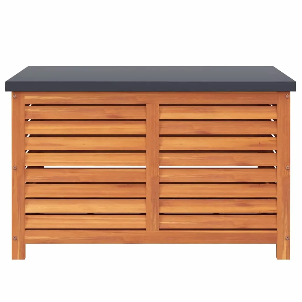 Gartenbox aus Massivholz, 90 x 48 x 55 cm, rötlich-braun