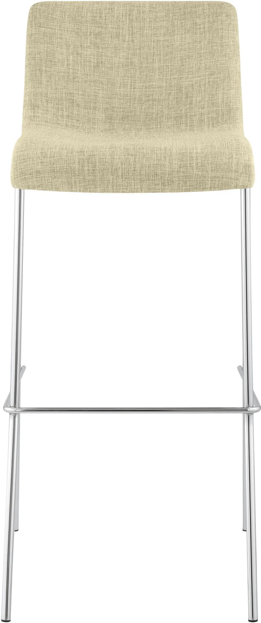 Barhocker Hover Stoff 100x43x48 cm creme