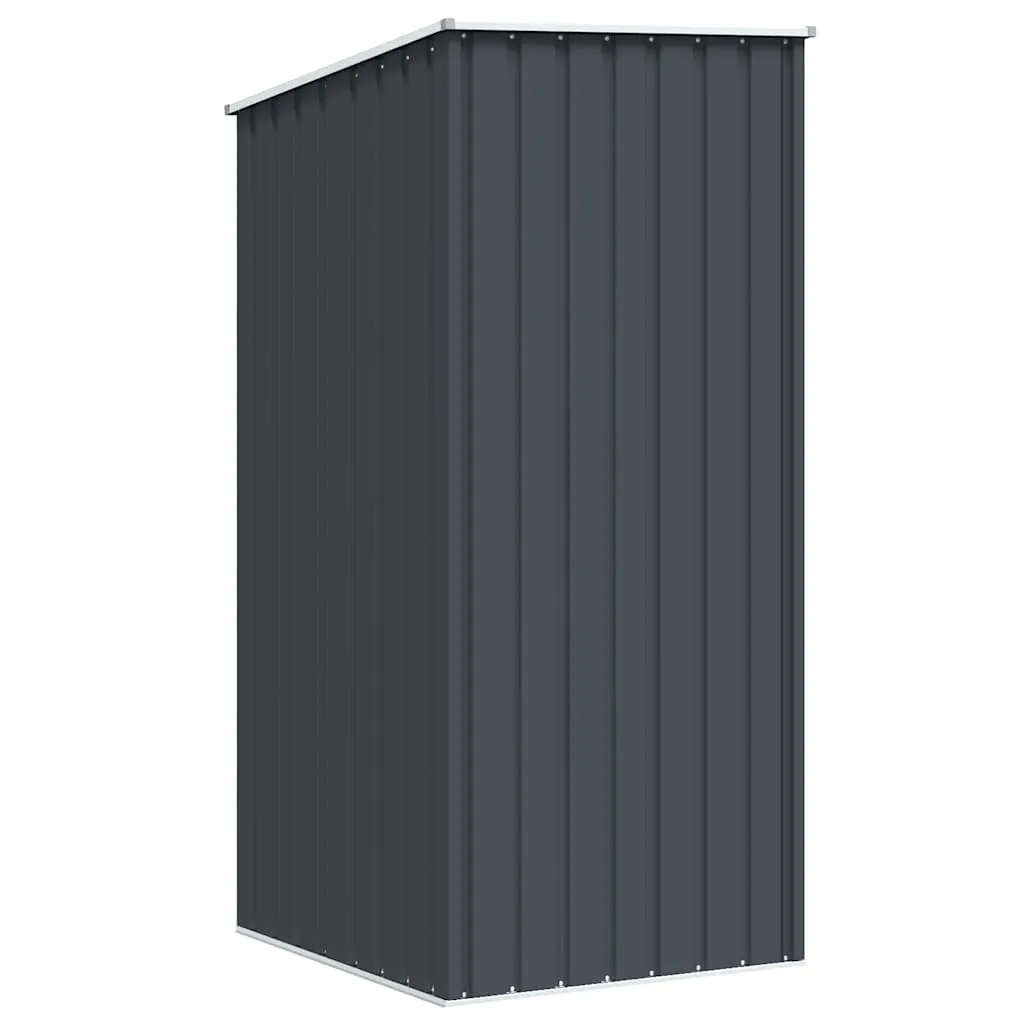 Gerätehaus Anthrazit 87x98x159 cm Verzinkter Stahl