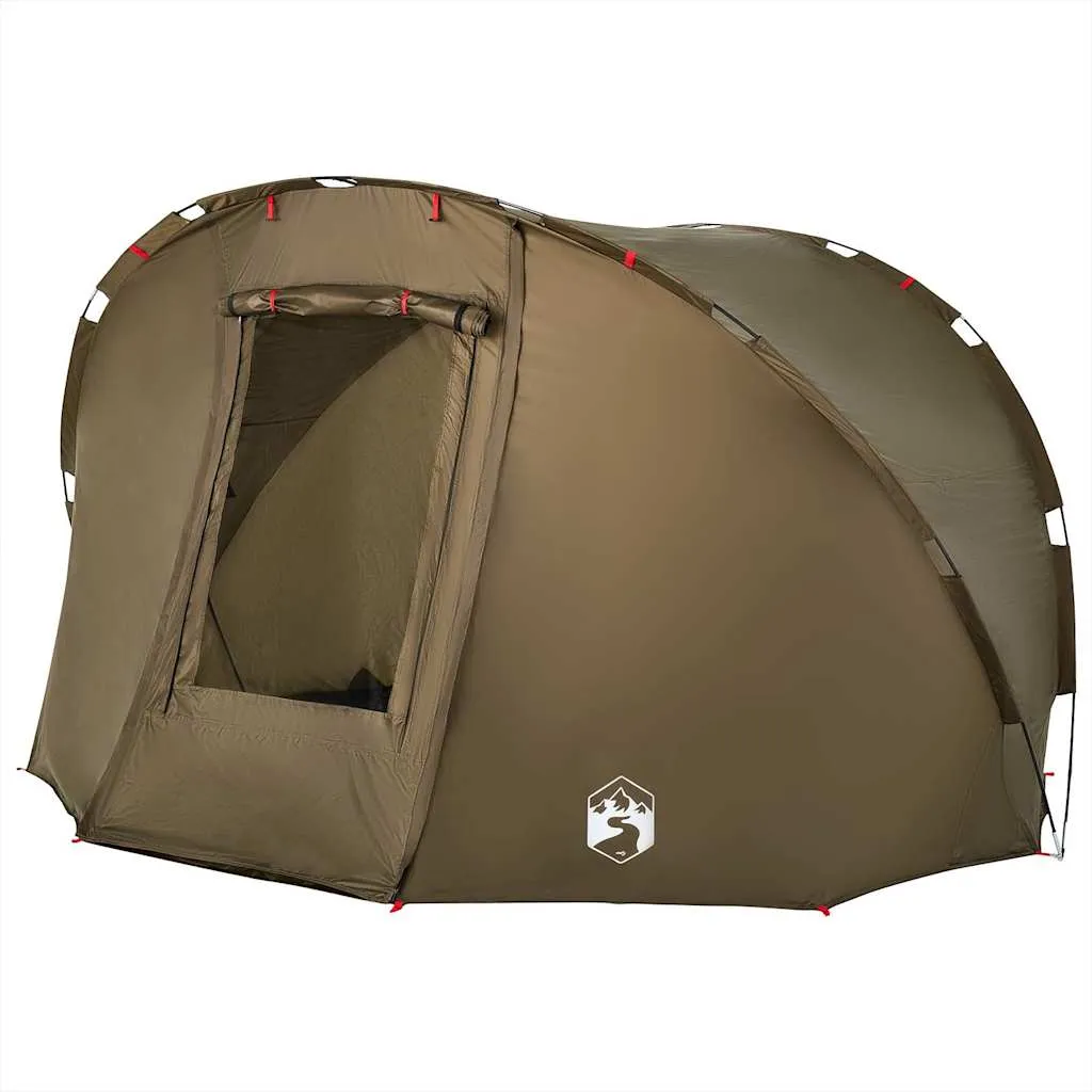 Angelzelt Campingzelt 307x290x170 cm Olivgrün wasserdicht
