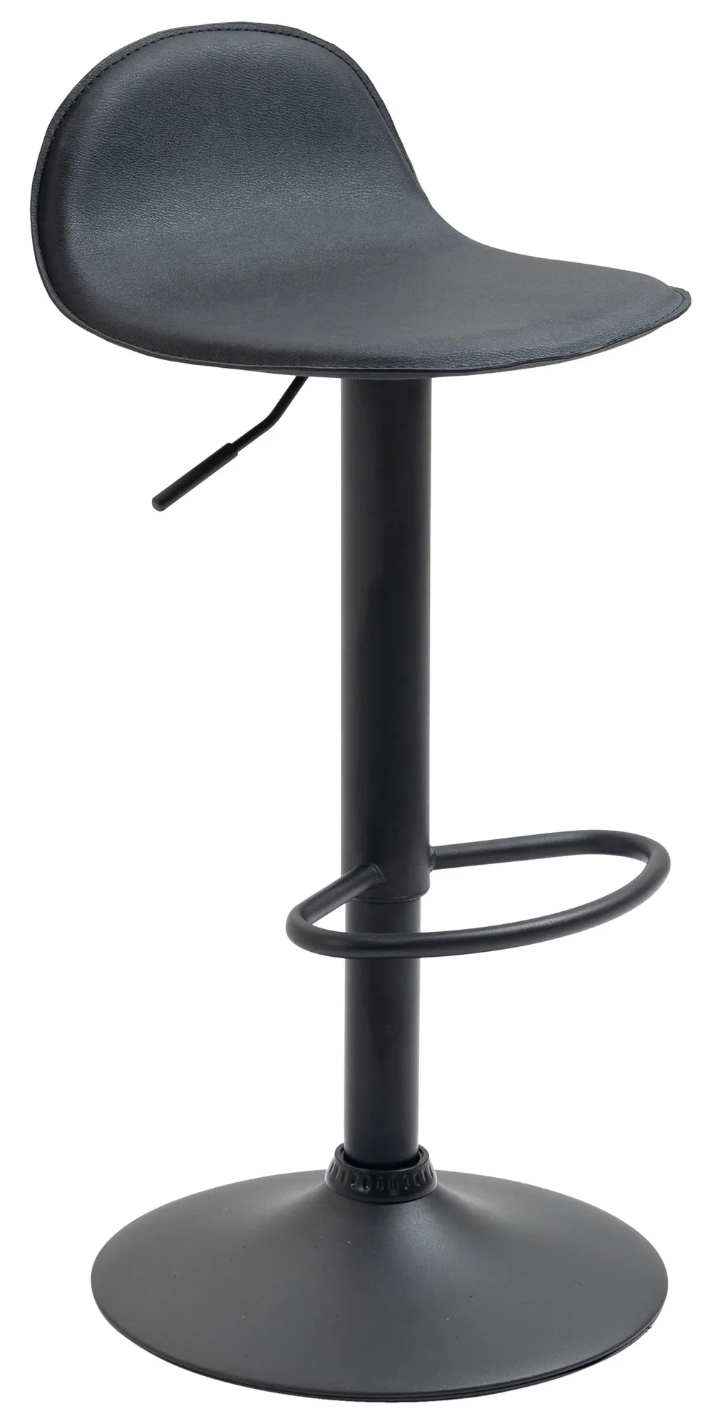 Barhocker Lana V2 94 cm Schwarz Kunstleder