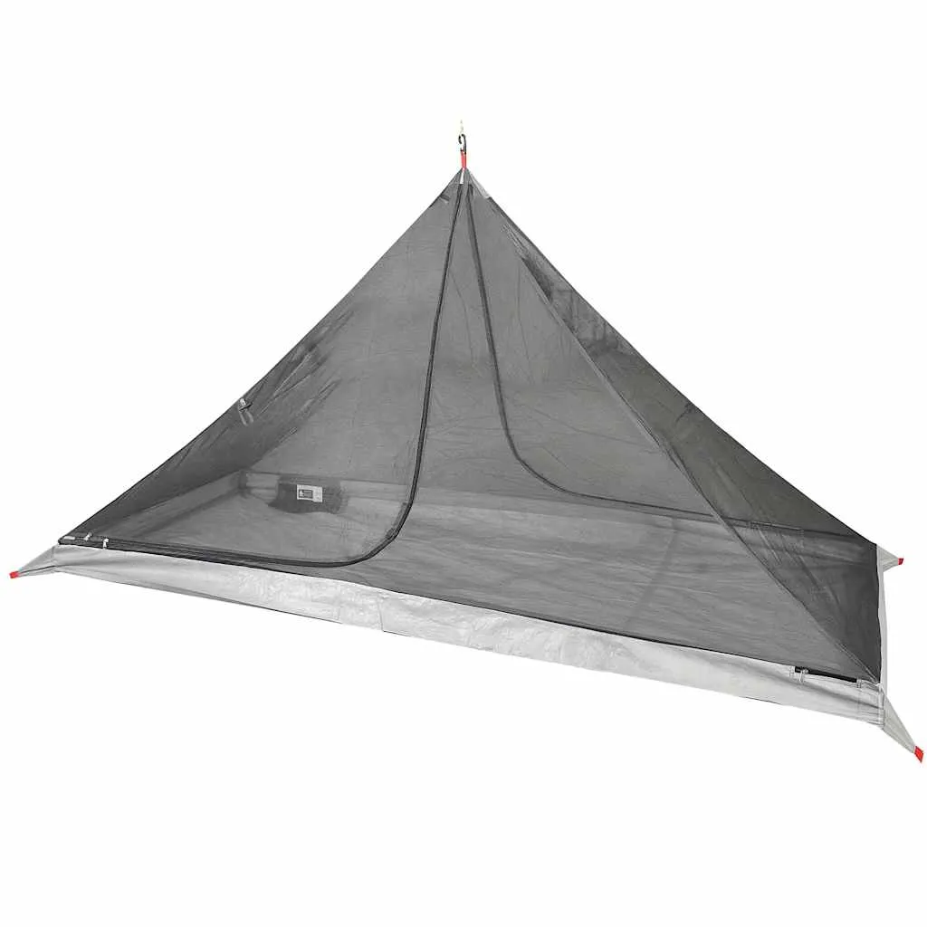 Campingzelt Tipi 235x96x119 cm Orange wasserdicht mit Überzelt