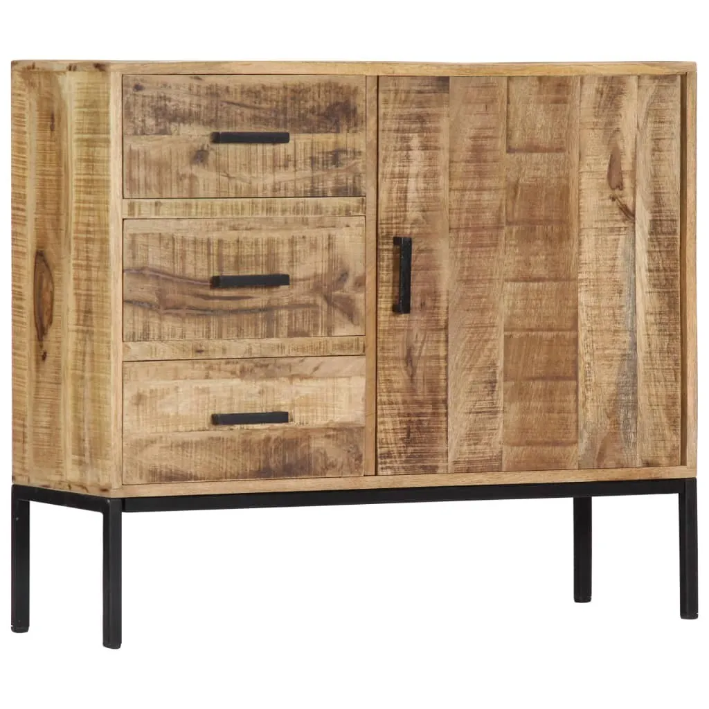 tinkaro Kommode KALA kleine Anrichte Mangoholz modern industrial Stil