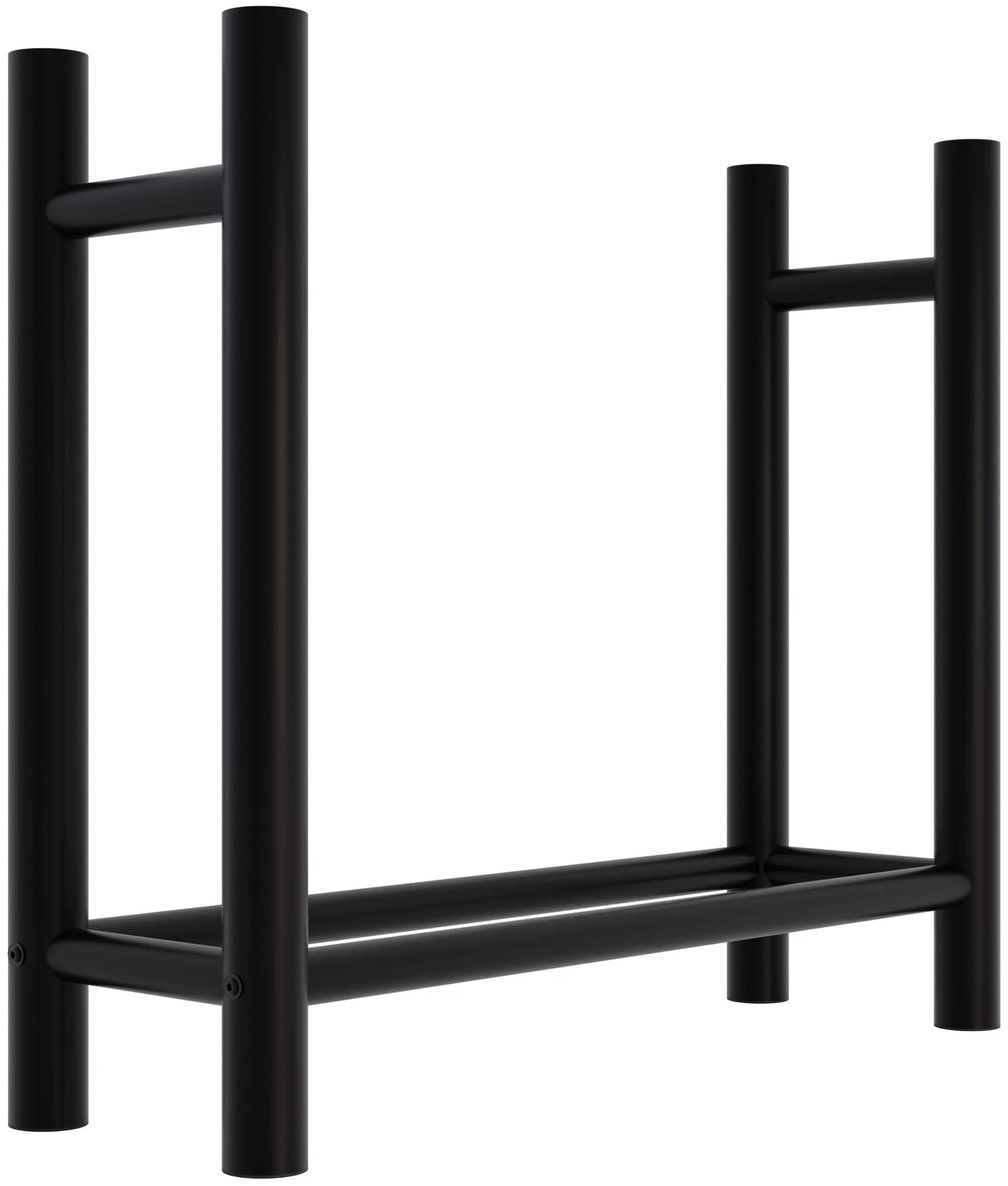 Kaminholzständer Medya 30x80x80 cm schwarz