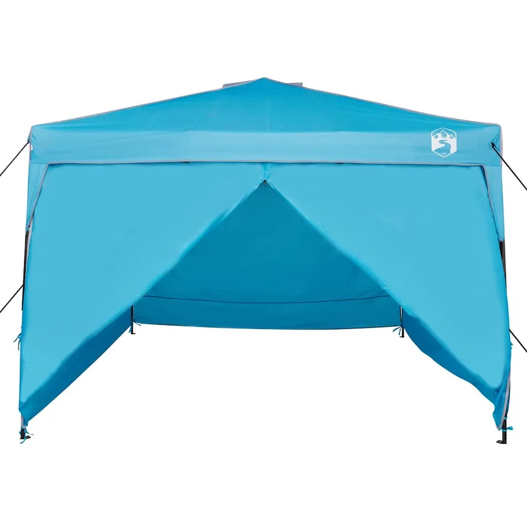 Pop-up Pavillon Zelt 290x290x251 cm Blau für Outdoor Events