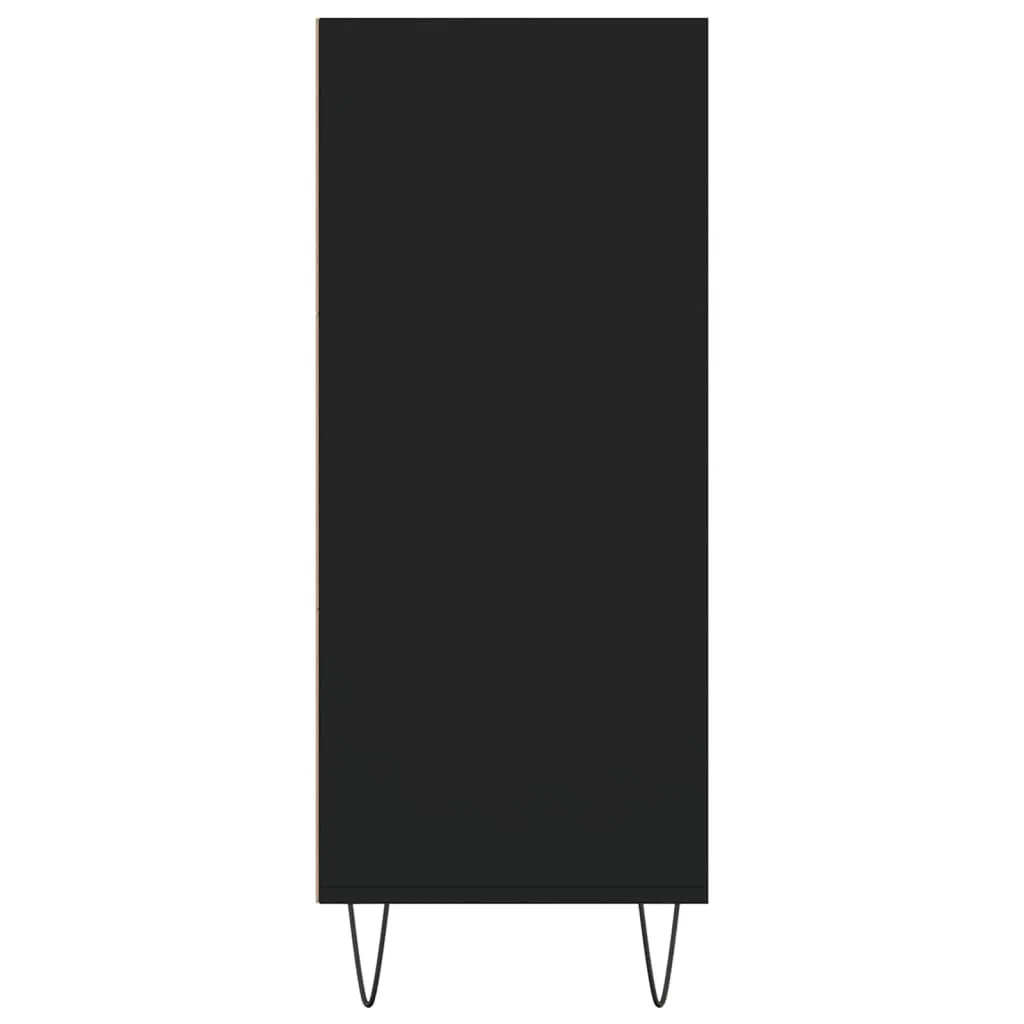 Highboard Schwarz 57x35x90 cm Holzwerkstoff