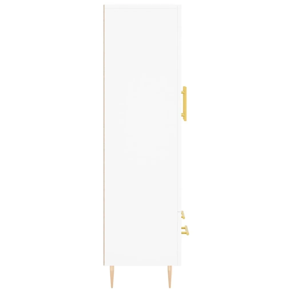 Highboard Weiß 69,5x31x115 cm Holzwerkstoff