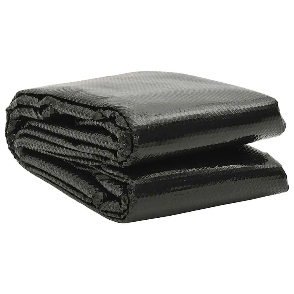 Treibende Pool Solarfolie rechtecking 6 x 4 m Pools, Schwarz