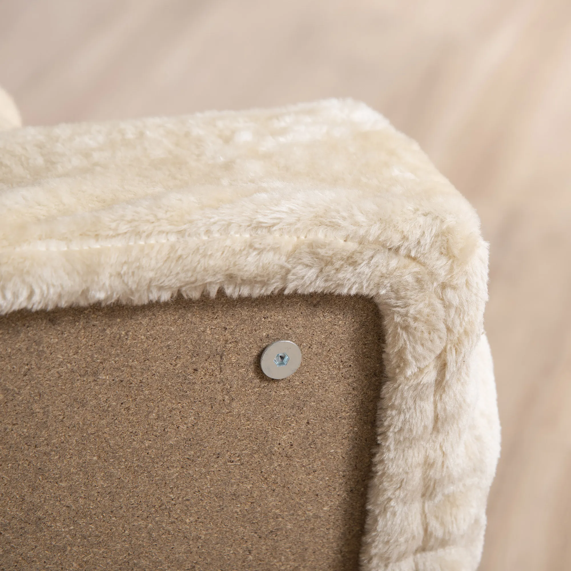 Katzentreppe Beige 60L x 35B x 44H cm für Haustiere bis 5 kg