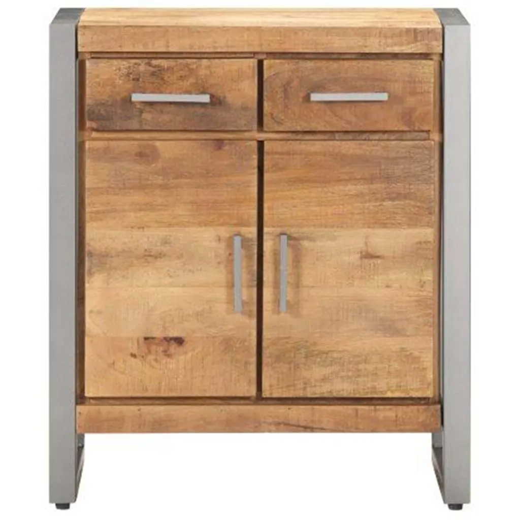 Sideboard 60x35x72 cm Raues Mangoholz