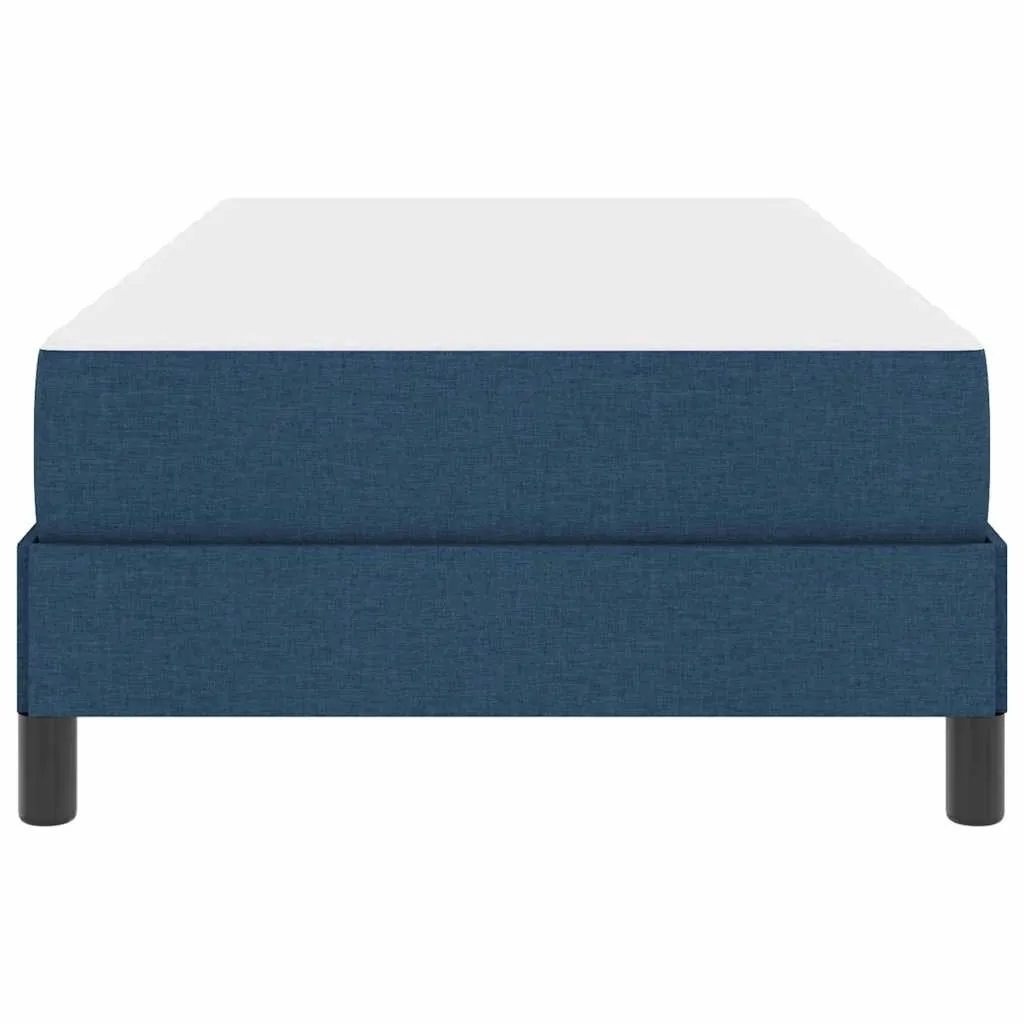 Boxspringbett Holzwerkstoff 80x200 cm Blau Matratze mittel