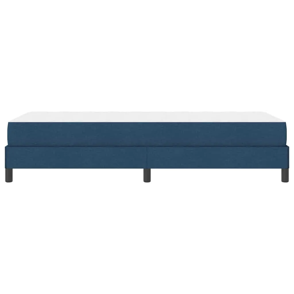 Boxspringbett Holzwerkstoff 80x200 cm Blau Matratze mittel