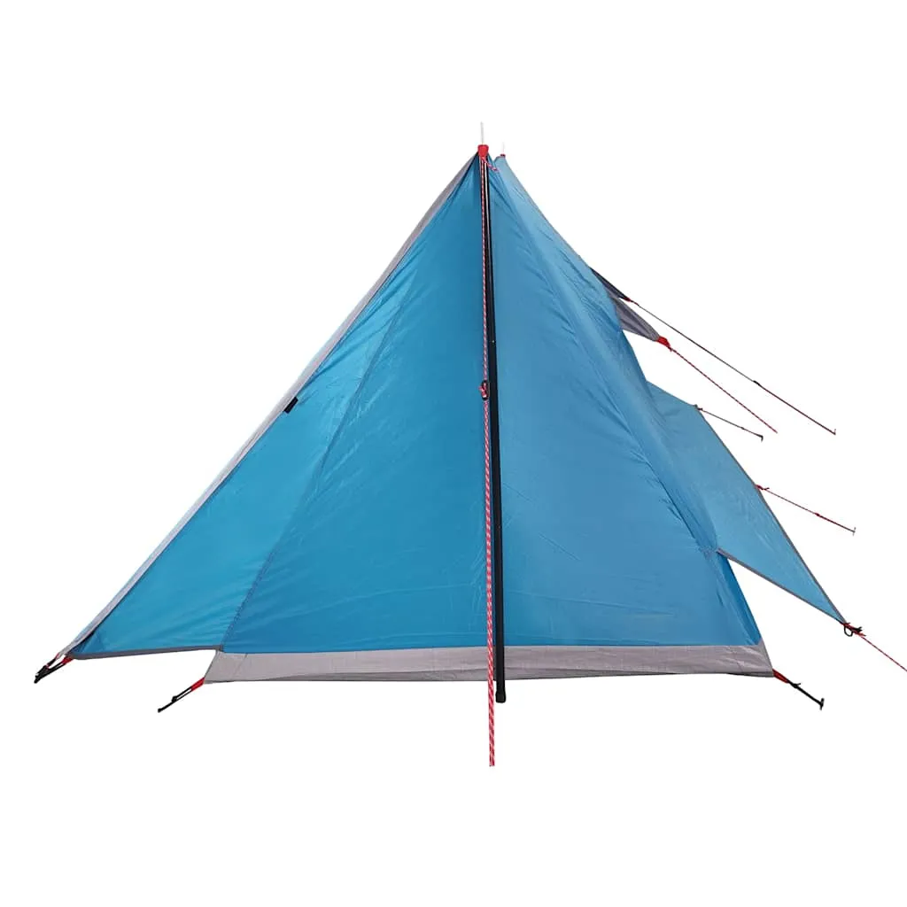 Campingzelt Blau 214 x 125/161 x 120 cm Wasserdicht für 2 Personen
