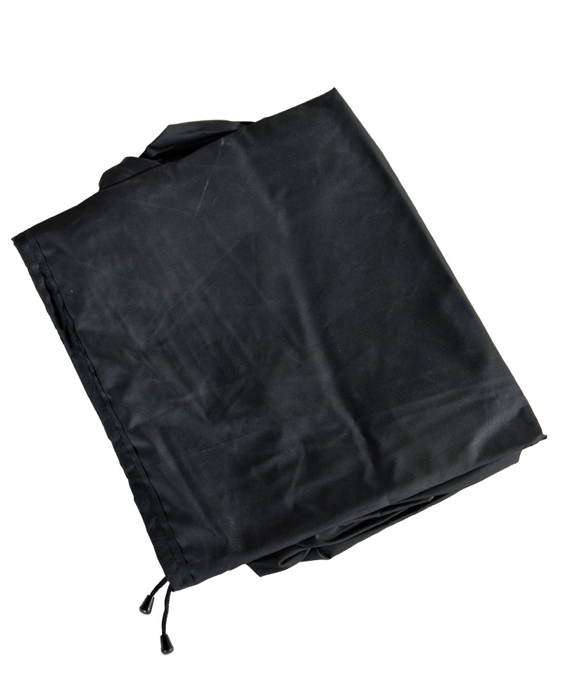 Abdeckhaube 218 x 158 x 65 cm schwarz