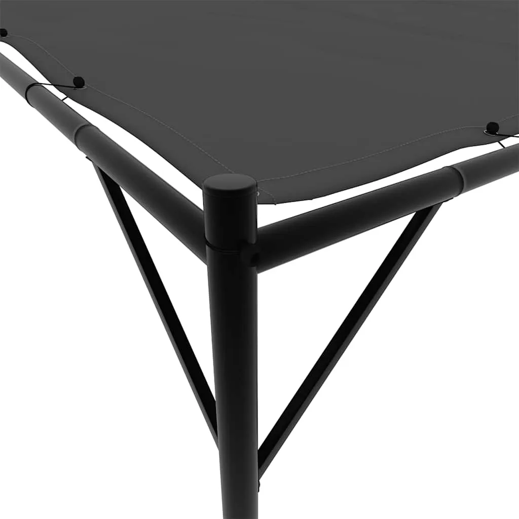Klassischer Pavillon 4x4 m Anthrazit mit wasserabweisendem Polyester