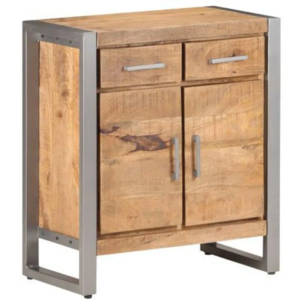 Sideboard 60x35x72 cm Raues Mangoholz