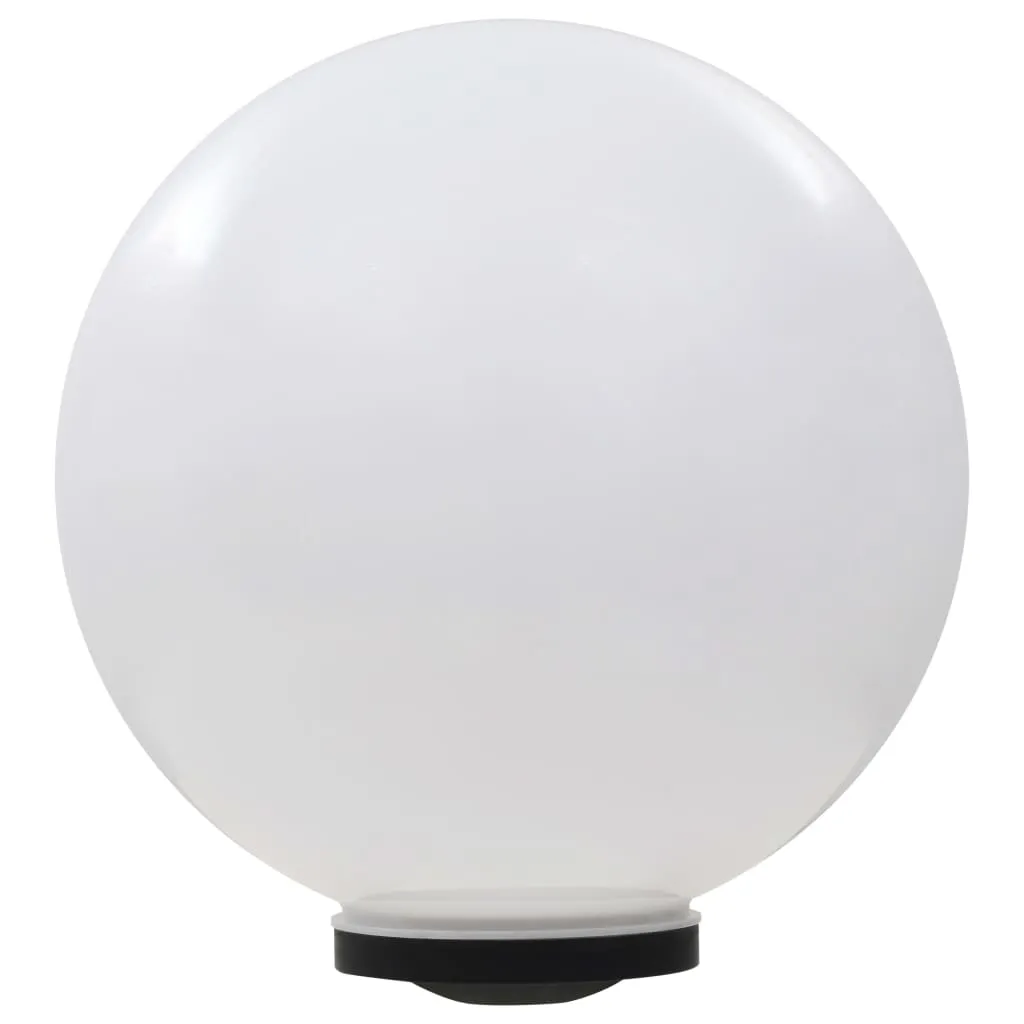 LED-Solarlampe Kugel Weiß 50x71 cm mit Farbwechselmodus