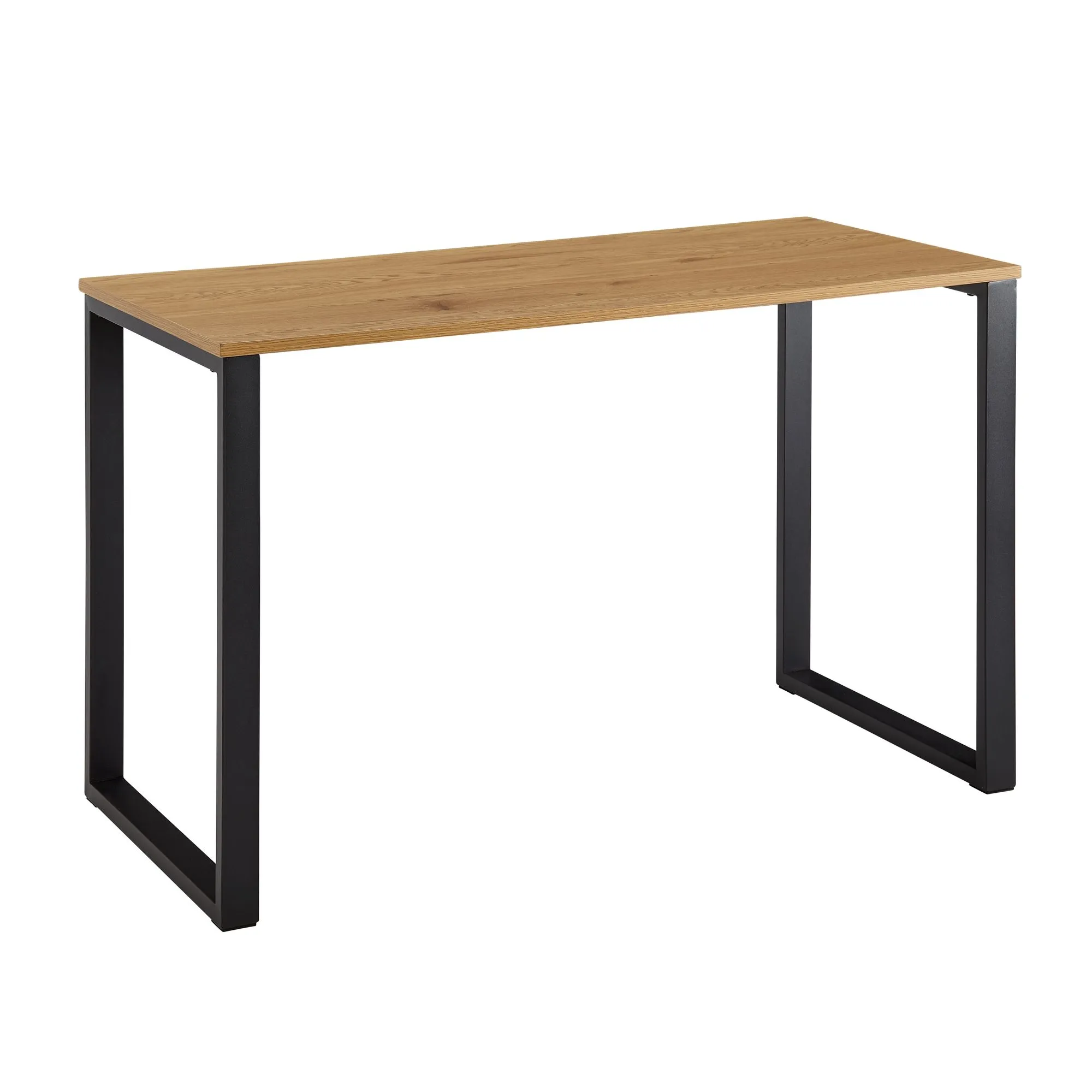 Wohnling Schreibtisch Eiche-Dekor / Schwarz 120x60x76 cm Design Computertisch Wohnling Schreibtisch Eiche-Dekor / Schwarz 120x60x76 cm Design Computertisch